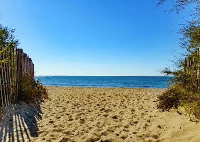 Plages privées en Hérault